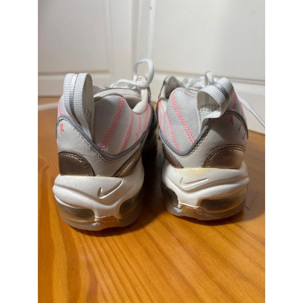 Nike Air Max 98 Women's Shoes White Rose Gold Pink‎ Silver Size 7.5